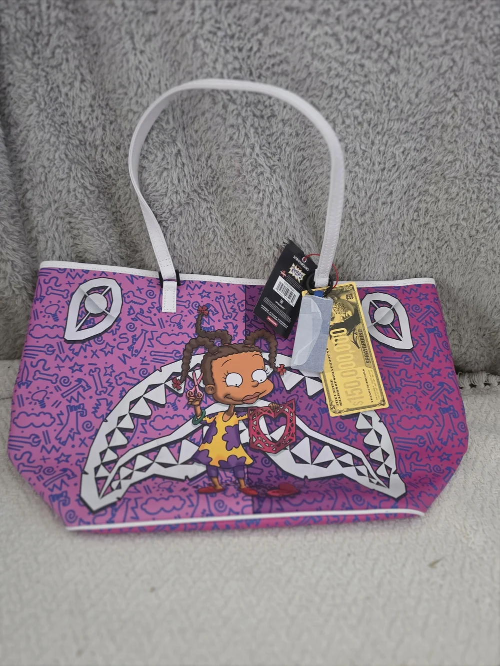 RUGRATS SUSIE PAPER HEARTS TOTE